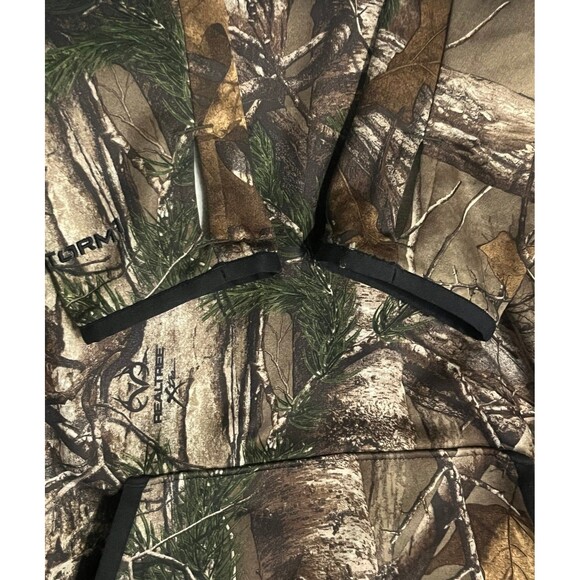 Under Armour ColdGear Realtree Camo Pullover Hoodie Hooded Sweatshirt Womens M - Picture 7 of 7